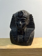figurka faraona popiersie vintage prl czarna