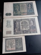 Zestaw banknotów polskich 