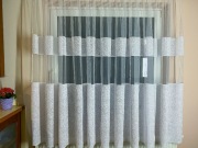 Nowoczesna firana w stylu modern