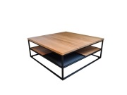 Ława kawowa 110x110cm ( stół stolik loft )