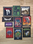 1 naszywka Burzum Anthrax Slayer iron maiden Red Fang Him metal rock