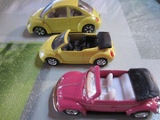 Volkswagen New Beetle zestaw samochodów zabawek