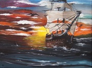 Obraz na płótnie, farby akrylowe