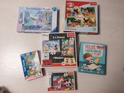 Puzzle myszka miki feluś I gucio grają w sylaby bing