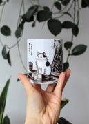 Kubek japońskie kotki kimono, kot w Kimonie o sushi 330ml, Kubek Kot