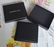 Leandro Lido Classic Portfel czarny