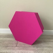 Duże pudełka prezentowe sześciokątne 40x40x15 cm