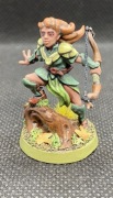 Leśny elf, figurka rpg druk 3d, podstawka 25mm, pomalowana