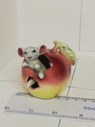 Figurka myszy w jabłku Foreign