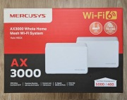 Router MERCUSYS Halo H80X 2.4/5GHz, Wi-Fi Mesh (2 szt.) | ROK GWARANCJI