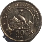 Uganda 50 cents z 1976 roku - OBEJRZYJ MOJĄ OFERTĘ