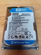 Dysk HDD 500GB WD Scorpio (WD500BEVT)