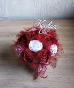 Flowerbox wieczne róże Walentynki Dzień Kobiet