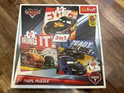 Puzzle Auta Cars Trefl 106 elementów 3w1 