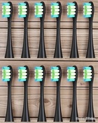 Końcówki do szczoteczki sonicznej OCLEAN 12 sztuk kolor Czarny