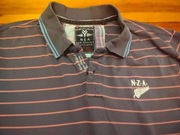NEW ZELAND AUCKLAND XXL NIEBIESKIE POLO W RÓŻOWE PASKI