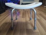 krzesło prysznicowe bez oparcia