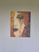 Obraz akryl. Reprodukcja Zlota łza Gustawa Klimta