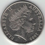 Australia 20 cents centów 2008 - 28,5 mm nr 2