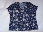 Bluzka damska KWIATKI - rozm. XXL około 44/46