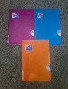 Trzy zeszyty Oxford kratka