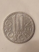494 Austria 10 groszy, 1980
