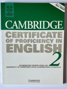 CAMBRIDGE CERTIFICATE OF PROFICIENCY IN ENGLISH 2 