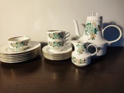 Zestaw garnitur do herbaty kawy GDR Vintage 
