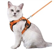  RABBITGOO Szelki i smycz dla kota rozmiar M