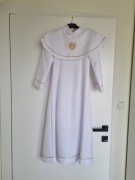 Alba komunijna taliowana, 104 cm