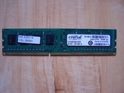 Pamięć Crucial model 4GB DDR3-1600 UDIMM 1,5V  szt. 1
