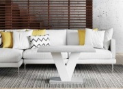 Lawa stolik kawowy bialy/beton
