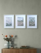 Obrazy na papierze akryl i struktura, ramki i passe-partout w cenie