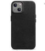 WIIUKA Etui do iPhone 15, skórzane etui, bardzo cienkie, Case, Qi
