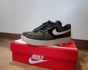 Buty nike air force 1 black light bone 