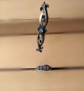 Zestaw biżuterii Warmet broszka pierścionek srebro