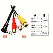 Wtyk jack kątowy 3,5mm TRRS, 4 pinowy, pasuje m.in. do Harlequin 128