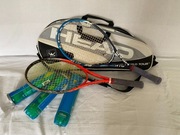 Tenis ziemny, rakietki Head 2 szt, torba na rakietki
