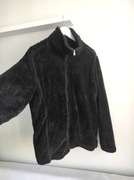 Czarna bluza futerko teddy r 48 NOWA