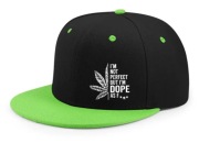 Czapka z daszkiem w stylu Hip Hop Liść