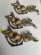 Oryginalne żeliwne ramiona do lampy naftowej