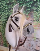 Konik Hobby Horse,cremello. wielkość A3  - Zestaw