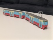 Tramwaj Konstal komunikacja miejska pociąg szynowy samochód