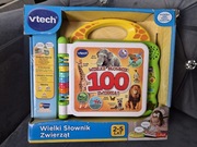 Vtech wielki Słownik zwierząt książka interaktywna dla dzieci nowy