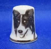 Naparstek Kolekcjonerski Porcelanowy - Owczarek Szkocki Collie