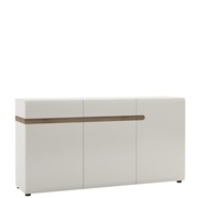 Meble Wójcik linia LINATE. Komoda,witryna i półka.