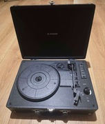 gramofon hykker vintage sound czarny bardzo dobry stan