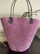 Torba na szydełku,  torba ręczne robiona, shopper.