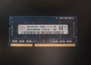 Pamięć RAM Hynix 4GB DDR3 1600MHz SO-DIMM PC3-12800S (komplet 2x4GB)