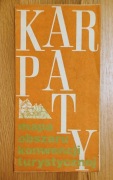 Karpaty mapa obszaru konwencji turystycznej 1972